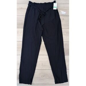 Karen Kane Lifestyle Size‎ Large Navy Paperbag Pants Pull On L56556 NWT